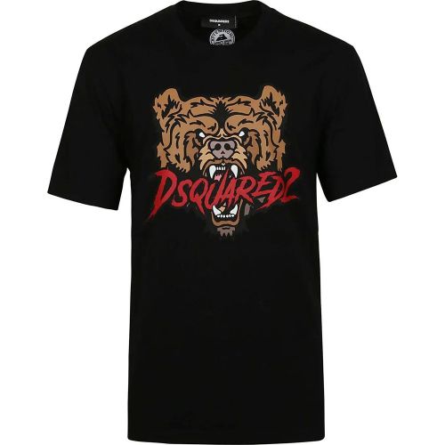 Regular Fit T-shirt Black - Größe S - Dsquared2 - Modalova