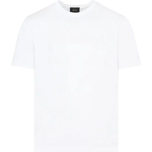 White Cotton T-Shirt - Größe XXL - weiß - Brioni - Modalova