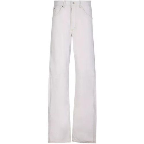 White Straight-Leg Jeans - Größe 33 - white - Maison Margiela - Modalova