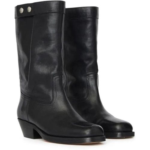 Boots & Stiefeletten - Black Leather Boots - Gr. 40 (EU) - in - für Damen - Isabel marant - Modalova