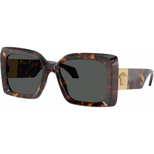 Sonnenbrille - 0VE4467U 54 108/87 - Gr. unisize - in Braun - für Damen - Versace - Modalova