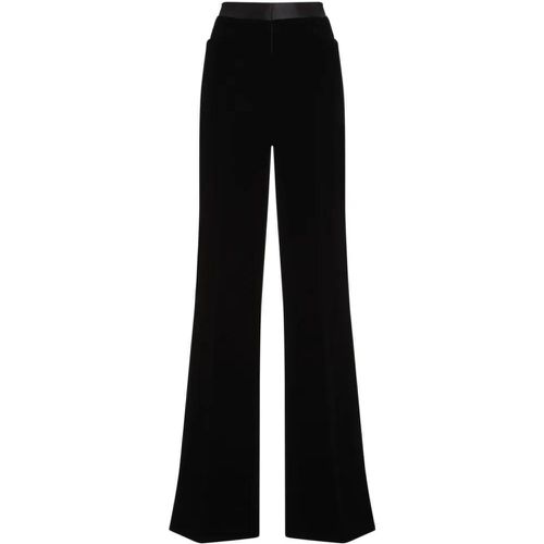 Viscose Velvet Boot Cut Pants - Größe 42 - Tom Ford - Modalova