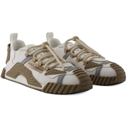 Low-Top Sneaker - Low Top Sneakers - Leather - White - Gr. 40 (EU) - in - für Damen - Dolce&Gabbana - Modalova