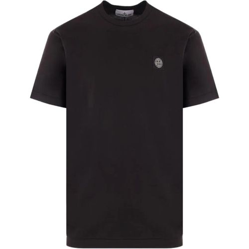 Compass-patch cotton T-shirt - Größe L - Stone Island - Modalova