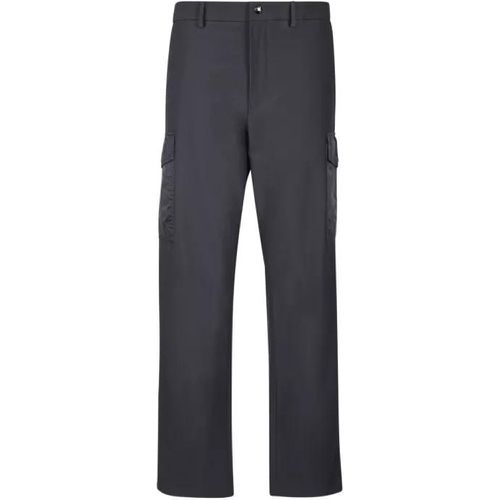Nylon Black Trousers - Größe 46 - gray - Moncler - Modalova