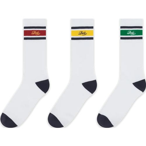 Gestreifte Socken mit Logo - Größe ONE SIZE - Drôle De Monsieur - Modalova