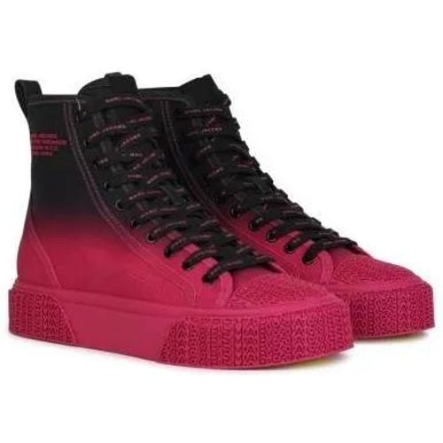 Sneakers - 'Hight Top' Black And Fuchsia Tela Sneakers - Gr. 36 (EU) - in Rosa - für Damen - Marc Jacobs - Modalova