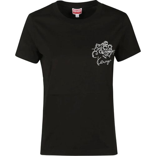 Gots Star Tiger Classic T-shirt Black - Größe L - Kenzo - Modalova