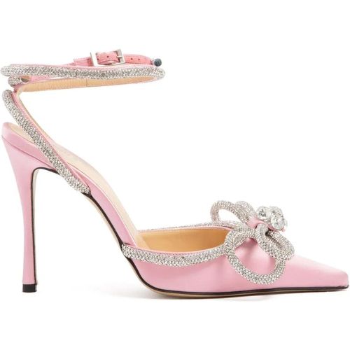 Pumps & High Heels - Double Bow Silk Pumps - Gr. 38 (EU) - in Rosa - für Damen - Mach&Mach - Modalova