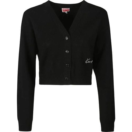 Marguerite Placed Cardigan Black - Größe M - Kenzo - Modalova