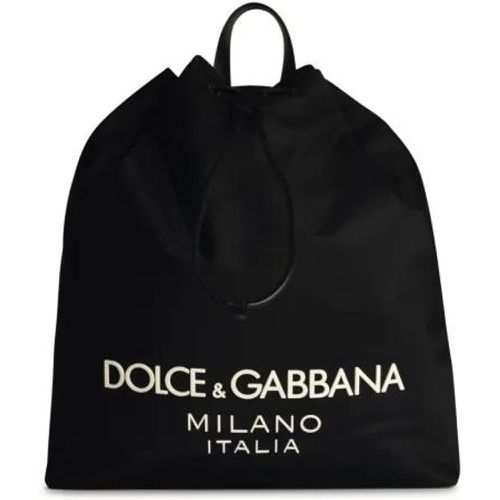 Rucksäcke - Black Nylon Backpack - Gr. unisize - in - für Damen - Dolce&Gabbana - Modalova