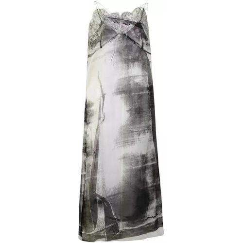 Freeze-Frame' Dress In Multicolored Silk Blend - Größe 40 - gray - Maison Margiela - Modalova