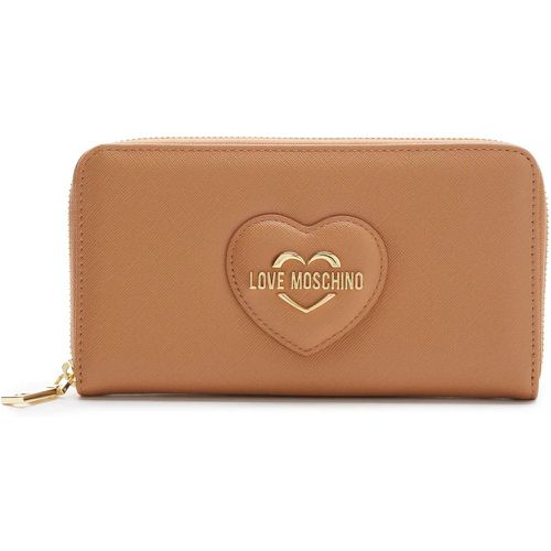 Portemonnaie - Saffiano damen Geldbörse JC573 - Gr. unisize - in - für Damen - Love Moschino - Modalova