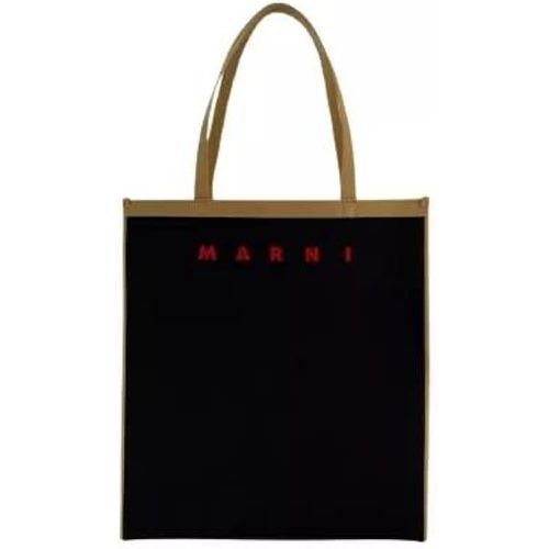 Tote - Black Flat Shopping Tote Bag - Gr. unisize - in - für Damen - Marni - Modalova