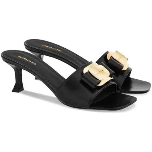 Slipper & Pantoletten - Sandals Black - Gr. 7 - in - für Damen - Salvatore Ferragamo - Modalova