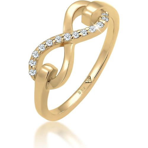 Ringe - Ring Infinity Symbol Diamant (0.065 ct.) 585 Gelbg - Gr. 52 MM - in - für Damen - Elli - Modalova