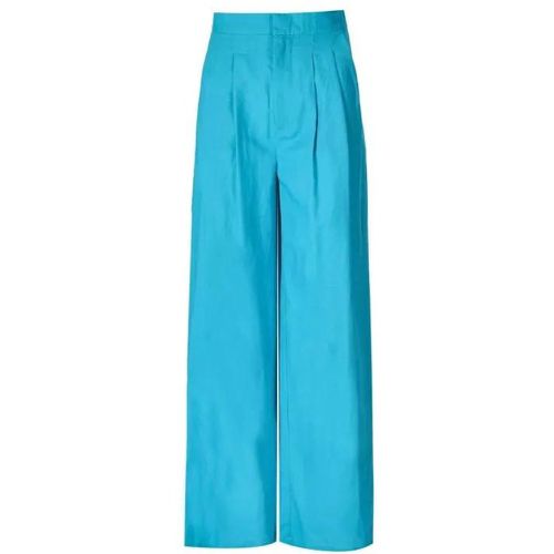 Straight Leg Light Blue Trousers - Größe XS - blue - Weili Zheng - Modalova