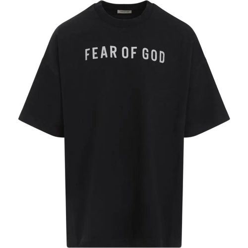 Short Sleeve Logo Grey Print Tee - Größe L - FEAR OF GOD - Modalova