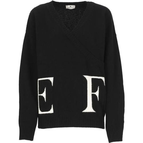 Striped Sweater - Größe 38 - Elisabetta Franchi - Modalova