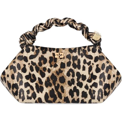 Totes & Shopper - BOU HANDTASCHE MIT LEOPARD PRINT - Gr. unisize - in - für Damen - Ganni - Modalova