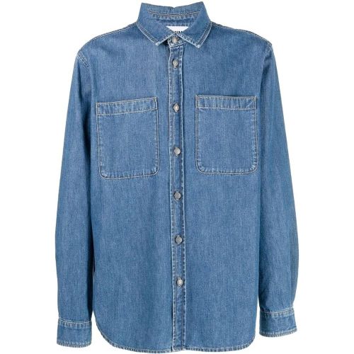 Shirts Blue - Größe 41 - Moschino - Modalova
