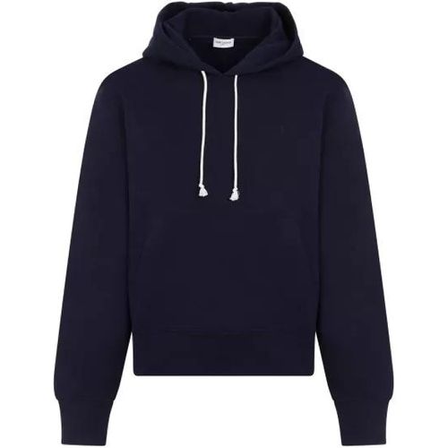 Marine Cotton Hoodie - Größe L - Saint Laurent - Modalova