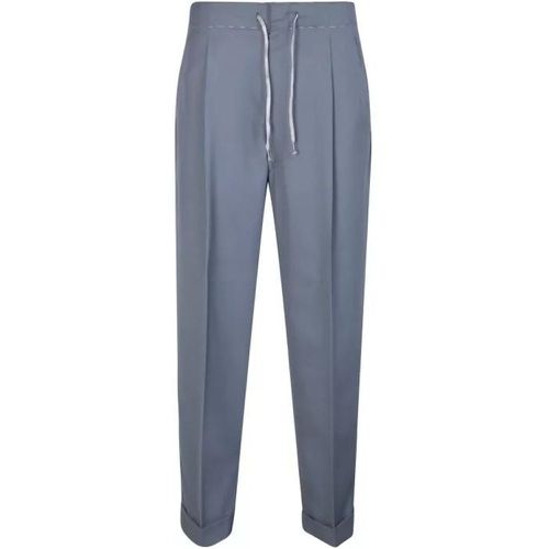 Wool Twill Pants - Größe 48 - blue - Maison Margiela - Modalova