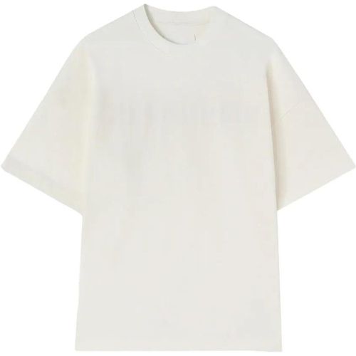 Relaxed-Fit White Cotton T-Shirt - Größe L - Jil Sander - Modalova