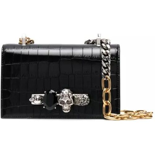 Shopper - Black Jeweled Mini Bag - Gr. unisize - in - für Damen - alexander mcqueen - Modalova