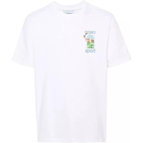 White Le Jeu T-Shirt - Größe L - white - Casablanca - Modalova