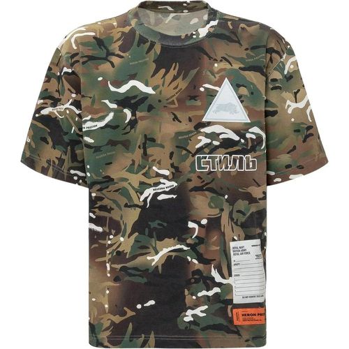 Camouflage T-shirt - Größe M - Heron Preston - Modalova