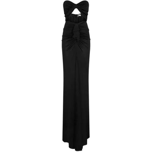 Black Cut Out Long Dress - Größe 36 - Saint Laurent - Modalova