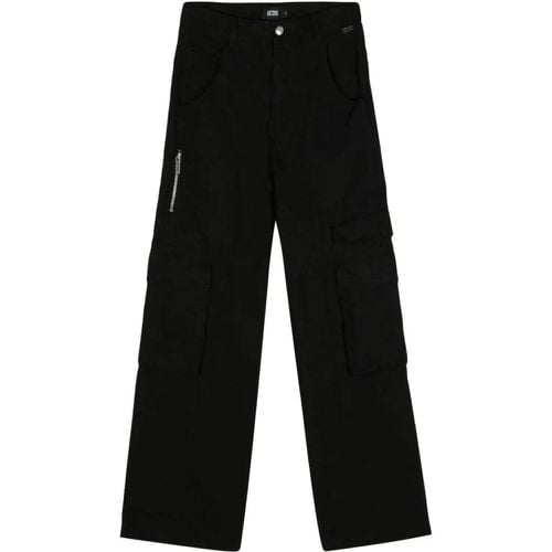 Black Cargo Trousers - Größe 42 - Gcds - Modalova