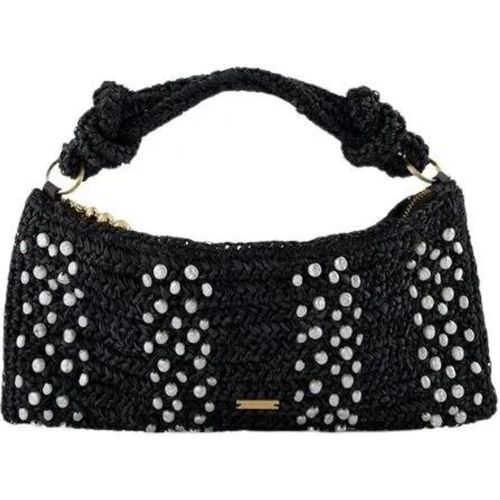 Hobo Bags - Hera Nano Shoulder Bag - Raffia - Black - Gr. unisize - in - für Damen - Cult Gaia - Modalova