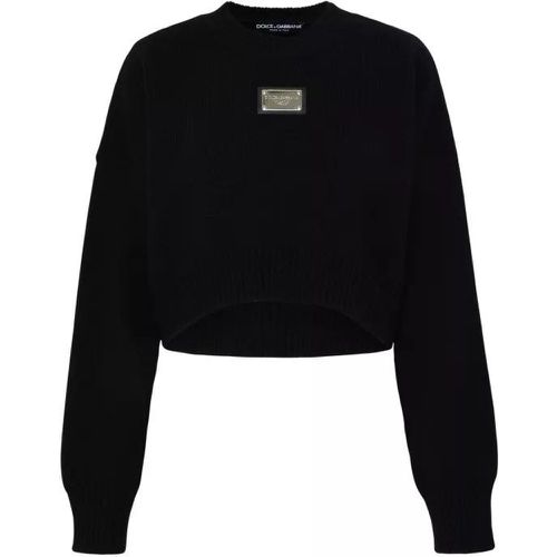 Mini Logo Shirt - Größe 38 - black - Dolce&Gabbana - Modalova