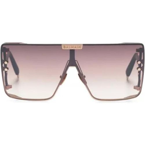 Sonnenbrillen - / Wonder Boy Sunglasses - Gr. unisize - in Braun - für Damen - Balmain - Modalova