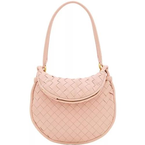 Shopper - Gemelli Small Leather Shoulder Bag - Gr. unisize - in Gold - für Damen - Bottega Veneta - Modalova