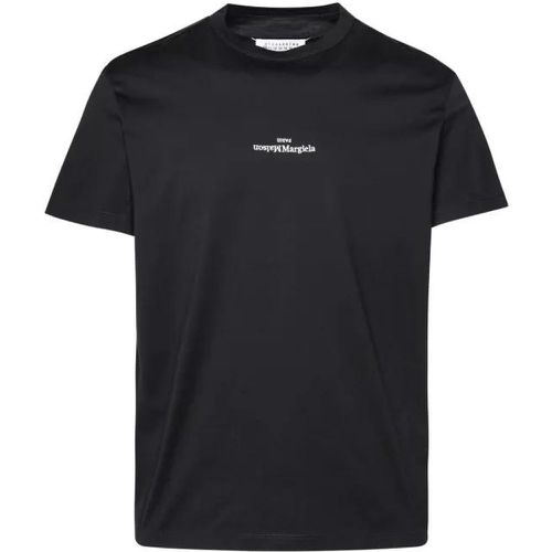Black Cotton T-Shirt - Größe 46 - black - Maison Margiela - Modalova