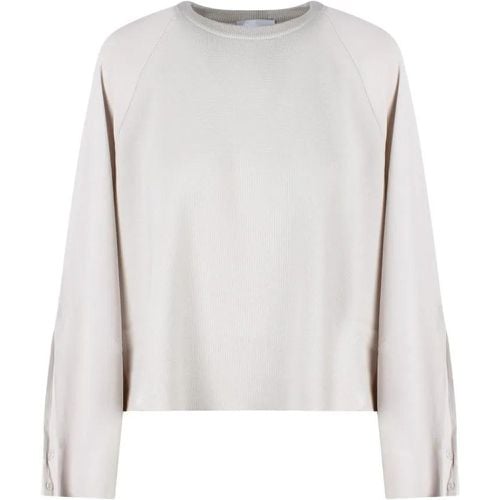 Silk Sleeved Sweater - Größe 46 - NUDE - Modalova