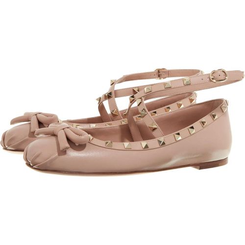 Loafers & Ballerinas - Ballerina Rockstud - Gr. 38 (EU) - in Gold - für Damen - Valentino Garavani - Modalova