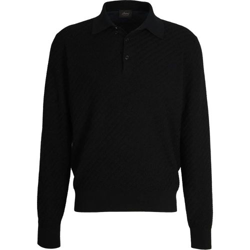 Textured Knit Polo - Größe 48 - Brioni - Modalova