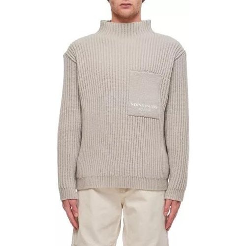 Turtleneck Sweater - Größe S - gray - Stone Island - Modalova