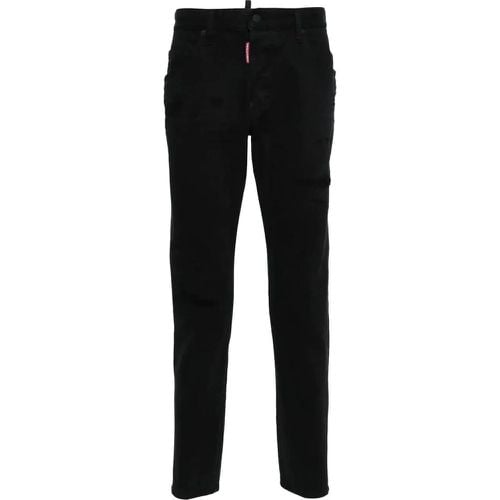 Pantalone 5 tasche black - Größe 56 - Dsquared2 - Modalova