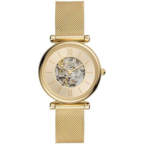 Uhr - Carlie Automatic Stainless Steel Watch Mesh Watch - Gr. unisize - in - für Damen - Fossil - Modalova