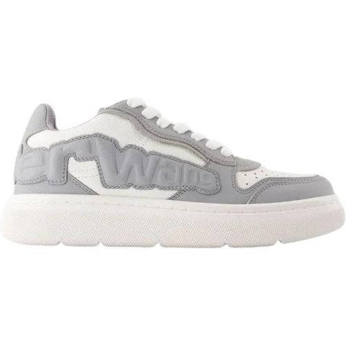 Low-Top Sneaker - Puff Sneakers - Leather - Grey - Gr. 37 (EU) - in - für Damen - alexander wang - Modalova