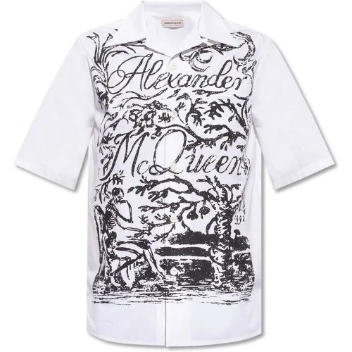 Short Sleeve Shirt - Größe 40 - alexander mcqueen - Modalova