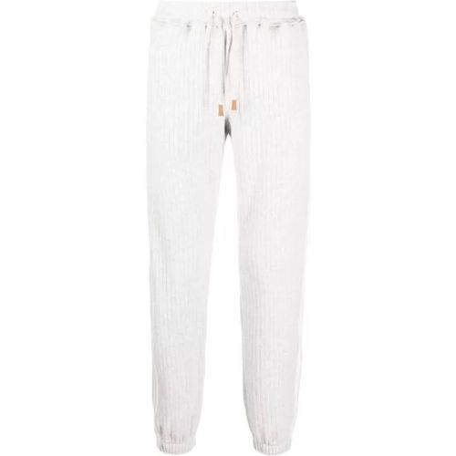 Gray Ribbed Track Pants - Größe XL - white - Eleventy - Modalova