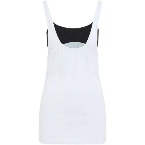 Flat Ribbed Jersey Tank Top - Größe 38 - The Attico - Modalova