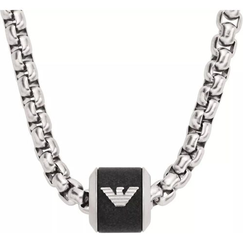 Halsketten - Marble Chain Necklace - Gr. unisize - in Silber - für Damen - Emporio Armani - Modalova