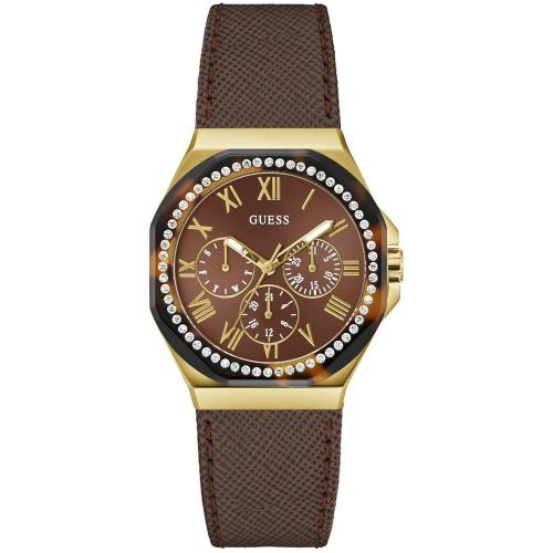 Uhren - Quarz Analog Uhr Analog Uhr Glaze - Gr. unisize - in Schwarz - für Damen - Guess - Modalova